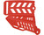 HK Army RMX Lower Face Mask Kit Compatible w/ JT® Proflex® Goggles - Ghost Red