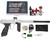 Dye DSR+ Paintball Gun w/ Free Ironmen Pro Upgrade Kit - Dust Silver/Black