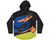 JT Air Shoodie Long Sleve Shirt w/ Hoodie - Black w/ Orange & Blue