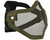 2G Strike Steel Half Airsoft Mask - Olive