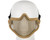 2G Strike Steel Half Airsoft Mask - Tan