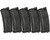 Arcturus M4/M16 MOD1 30/130 Round Variable-Cap Windowed EMM Airsoft Magazine - Black (5 Pack)