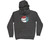 Planet Eclipse Split Hooded Sweatshirt - Charcoal