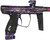 SP Shocker XLS Paintball Gun - Polished Acid Wash Grey w/ Purple Splash