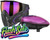 Bunkerkings CMD Mask & CTRL2 Loader Killer Combo - Aurora Gray/Crystal Purple