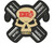 Enola Gaye Skull Rubber Patch