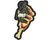 Enola Gaye Zombie Hands Rubber Patch
