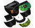Carbon CRBN Zero GRX Paintball Mask w/ Free Storm Fan (More Coverage) - Tie-Dye Gecko