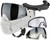 Carbon CRBN Zero GRX Paintball Mask w/ Free Storm Fan (Less Coverage) - Fracture Bone