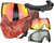 Carbon CRBN Zero GRX Paintball Mask w/ Free Storm Fan (More Coverage) - Tie-Dye Lava