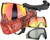 Carbon CRBN Zero GRX Paintball Mask w/ Free Storm Fan (Less Coverage) - Tie-Dye Lava