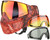 Carbon CRBN Zero GRX Paintball Mask w/ Free Storm Fan (Less Coverage) - Tie-Dye Lava