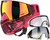 Carbon CRBN Zero GRX Paintball Mask w/ Free Storm Fan (Less Coverage) - Splat Fuchsia