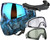 Carbon CRBN Zero GRX Paintball Mask w/ Free Storm Fan (More Coverage) - Tie-Dye Lagoon