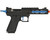 Tandemkross CTHULHU Gas Blow Back Airsoft Pistol - Black/Blue (LTX-TK-B-N)