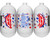 JT 4th Of July Ultra Carbon Fiber Air Tank - 80/4500 - Bottle Only - White