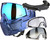 Carbon CRBN Zero GRX Paintball Mask w/ Free Storm Fan (More Coverage) - Elmt Cobalt