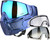 Carbon CRBN Zero GRX Paintball Mask w/ Free Storm Fan (More Coverage) - Elmt Cobalt