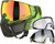 Carbon CRBN Zero GRX Paintball Mask w/ Free Storm Fan (Less Coverage) - Modcam Jungle
