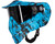 HK Army HSTL Thermal Paintball Mask - Blue Flame w/ Smoke Lens