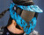 HK Army HSTL Thermal Paintball Mask - Blue Flame w/ Smoke Lens