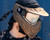 HK Army HSTL Thermal Paintball Mask - Tan w/ Clear Lens