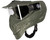 HK Army HSTL Single Paintball Mask - Olive w/ Clear Lens