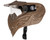 HK Army HSTL Single Paintball Mask - Tan w/ Clear Lens