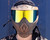HK Army HSTL Thermal Paintball Mask - Tan w/ Gold Lens
