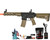 Lancer Tactical Gen 2 Stalker 10" M4 AEG Airsoft Rifle - Black/Tan (LT-44XN10-G2)