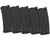 Zion Arms M4/M16 Mid-Cap 140 Round Magazines - 5 Pack - Black (ZA-R15-MIDMAG-BX5)