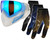 Virtue Vio Ascend Paintball Mask w/ Free Breakout Jogger Pants - Crystal Cyan