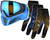 Virtue Vio X6 Paintball Mask w/ Free Breakout Jogger Pants - Ice Black
