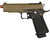 Arcturus Vanguard 4.3" Hi-Capa Gas Blowback Airsoft Pistol w/ Optics Ready Slide - Black/Tan