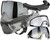 Carbon CRBN Zero GRX Paintball Mask w/ Free Storm Fan (Less Coverage) - Modcam Urban