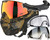 Carbon CRBN Zero GRX Paintball Mask w/ Free Storm Fan (More Coverage) - Splat Molten