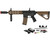 Arcturus LWT MK-II CQB 10" Sport ARC SE AEG Airsoft Gun Starter Pack - Black/Tan
