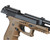 HFC Metal M92 Full Automatic CO2 Blowback Airsoft Pistol - Black/Dark Earth - (HCA-173BBZ)