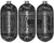 Ninja Lite Carbon Fiber Air Tank w/ Pro V3 Regulator - 90/4500 - Grey Ghost
