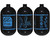 Ninja SL3 Carbon Fiber Air Tank w/ Pro V3 Regulator - 68/4500 - Legacy Series Black/Blue