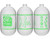 Ninja SL3 Carbon Fiber Air Tank w/ Pro V3 Regulator - 68/4500 - Legacy Series White/Green