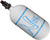 Ninja SL3 Carbon Fiber Air Tank w/ Pro V3 Regulator - 80/4500 - Legacy Series White/Blue