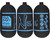 Ninja SL3 Carbon Fiber Air Tank w/ Pro V3 Regulator - 80/4500 - Matte Series Black/Blue