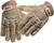 BSX Full Finger Armored Paintball Gloves - Tan