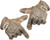BSX Full Finger Armored Paintball Gloves - Tan