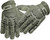 BSX Full Finger Armored Paintball Gloves - Olive
