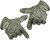 BSX Full Finger Armored Paintball Gloves - Olive