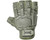 BSX Half Finger Armored Paintball Gloves - Olive