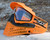 JT ProFlex Paintball Mask - Ice Series Orange w/ Clear Lens