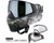 Carbon CRBN Zero GRX Paintball Mask (Less Coverage) - Tie-Dye Smoke